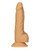 Naked Addiction 8" Rotating & Vibrating Dong With Remote - Caramel