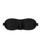 Shots Ouch Black & White Satin Curvy Eye Mask With Elastic Straps - Black