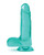 Blush B Yours Plus 7.25" Rock N Roll Dildo - Teal