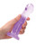 Shots Realrock Crystal Clear 7" Dildo - Purple