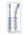 Gender X Lustrous Galaxy Wand Dual Ended Glass Massager - Green