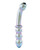 Gender X Lustrous Galaxy Wand Dual Ended Glass Massager - Green