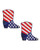Pastease Premium Sparkling Stars & Strips Usa Cowboy Boot - Red/White/Blue O/S