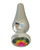 Gender Fluid Excite! Flared Plug - Silver