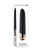 Gender X The Gold Standard Rechargeable Silicone Bullet - Black/Rose Gold