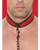 Shots Ouch Puppy Play Puppy Collar With Leash - Red