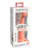 Pipedream Dillio Platinum 6" Secret Explorer Silicone Dildo - Peach
