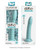 Pipedream Dillio Platinum 7" Wild Thing Silicone Dildo - Teal