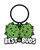 Wood Rocket Weed Best Buds Keychain - Green