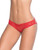 Lace Panty With Back Cage Red Md