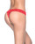 Patterned Lace Thong Red Xl