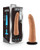 Blush Lock On 7.5" Hexanite Dildo With Suction Cup Adapter - Mocha