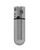 First Class Mini Rechargeable Bullet With Crystal - 9 Functions Silver