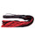 Rouge Suede Flogger With Leather Handle - Black/Red