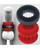 Oxballs Ultracore Ball Stretcher With Axis Ring - Red Ice