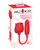 Wild Rose Rechargeable Silicone Suction & Thruster Vibrator - Red