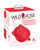 Wild Rose Rechargeable Silicone Suction & Tongue Vibrator - Red