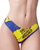 Mememe Urban Geeks Caution Printed Thong Sm