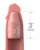 Pipedream Fantasy X-tensions Elite 9" Sleeve Vibrating 3" Plug With remote - Light