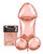 Glitterati Penis 3Ft Mylar Balloon - Rose Gold