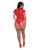 Ooh La Lace Cap Sleeve Basque & Tanga Panty Red Qn