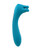 Evolved Heads Or Tails Rechargeable Vibrator - Teal