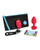 B-Vibe Vibrating Heart Plug M/L - Red
