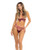 Rene Rofe I Like It Rough Harness & Strappy G-String Burgundy M/L