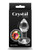 Crystal Desires Glass Round Gem Butt Plug Small - Rainbow