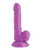 Pop Peckers 6.5" Dildo With Balls - Purple
