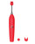 Luv Inc. Orgasm Pen With Three Attachments - Red