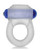 Hunkyjunk Revring Cock Ring With Vibe - Clear With Blue Vibe