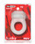 Hunkyjunk Revring Cock Ring With Vibe - Clear With Blue Vibe