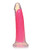 Curve Toys Lollicock 7" Glow In The Dark Silicone Dildo - Pink