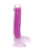 Curve Toys Lollicock 7" Glow In The Dark Silicone Dildo With Balls - Purple