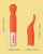 The Naughty Collection Interchangeable Heads Vibrator - Coral Bundle