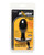 Curve Toys Rooster Rumbler Vibrating Silicone Anal Plug Large - Black