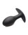 Curve Toys Rooster Rumbler Vibrating Silicone Anal Plug Large - Black