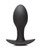 Curve Toys Rooster Rumbler Vibrating Silicone Anal Plug Large - Black