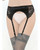 Satin & Lace Garterbelt Black Md