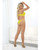 Neon Lace Underwire Bra With Double Tulle Garter Skirt & Double Elastic Panty Neon Lime Md