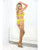 Neon Lace Underwire Bra With Double Tulle Garter Skirt & Double Elastic Panty Neon Lime Md