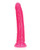 Shots Realrock 10" Slim Dildo Glow In The Dark - Neon Pink