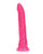 Shots Realrock 10" Slim Dildo Glow In The Dark - Neon Pink