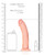 Shots Realrock Realistic 7" Curved Dildo - Flesh