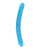 Shots Realrock 15" Double Dong Glow In The Dark - Neon Blue