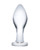 Glas 4" Classic Butt Plug - Clear