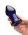 Glas 3.5" Rechargeable Vibrating Butt Plug - Blue