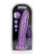 Shots Realrock 9" Slim Dildo Glow In The Dark - Neon Purple