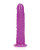 Shots Realrock 9" Slim Dildo Glow In The Dark - Neon Purple